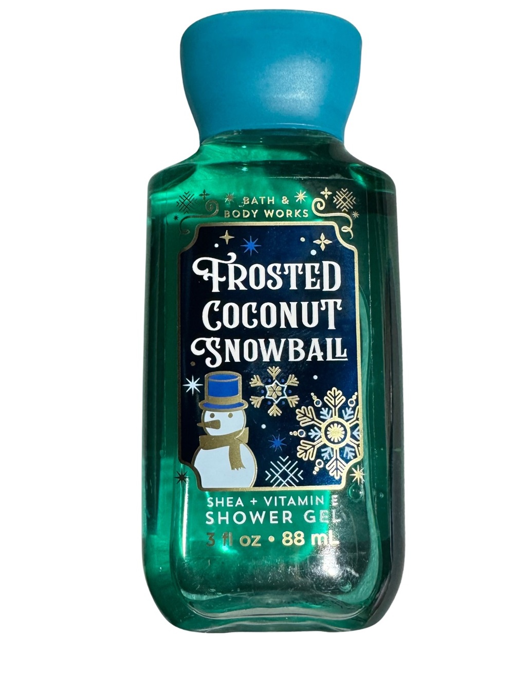 Bath & Body Works Frosted Coconut Snowball Shower Gel 3 fl oz Shea Vitamin E